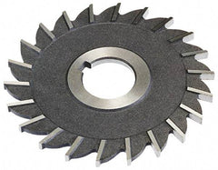 Keo - 6" Diam x 13/32" Width of Cut, 30 Teeth, High Speed Steel Side Milling Cutter - Straight Teeth, Uncoated - USA Tool & Supply