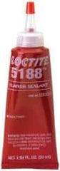 Loctite - 50 mL Tube Red Polyurethane Joint Sealant - -65 to 300°F Operating Temp, 24 hr Full Cure Time, Series 5188 - USA Tool & Supply