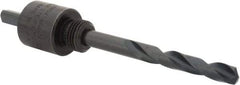 Lenox - 9/16 to 1-3/16" Tool Diam Compatibility, Straight Shank, Carbon Steel Integral Pilot Drill, Hole Cutting Tool Arbor - 15/64" Min Chuck, Triangular Shank Cross Section, Quick-Change Attachment, For Hole Saws 4L - USA Tool & Supply