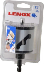 Lenox - 2-1/8" Diam, 1-9/16" Cutting Depth, Hole Saw - Bi-Metal Saw, Toothed Edge - USA Tool & Supply