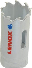 Lenox - 1" Diam, 1-1/2" Cutting Depth, Hole Saw - Carbide-Tipped Saw, Toothed Edge - USA Tool & Supply