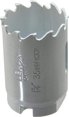 Lenox - 1-3/8" Diam, 1-1/2" Cutting Depth, Hole Saw - Carbide-Tipped Saw, Toothed Edge - USA Tool & Supply