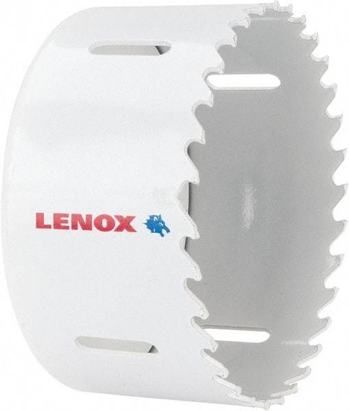 Lenox - 3-1/2" Diam, 1-1/2" Cutting Depth, Hole Saw - Carbide-Tipped Saw, Toothed Edge - USA Tool & Supply