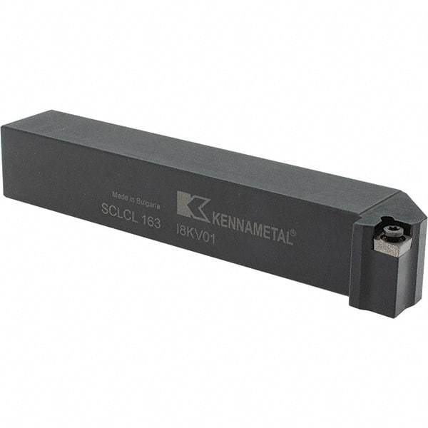 Kennametal - SCLC, Left Hand Cut, 5° Lead Angle, 1" Shank Height x 1" Shank Width, Neutral Rake Indexable Turning Toolholder - 6" OAL, CC..32.5. Insert Compatibility, Series Screw-On - USA Tool & Supply