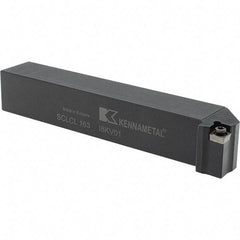 Kennametal - SCLC, Left Hand Cut, 5° Lead Angle, 1" Shank Height x 1" Shank Width, Neutral Rake Indexable Turning Toolholder - 6" OAL, CC..32.5. Insert Compatibility, Series Screw-On - USA Tool & Supply
