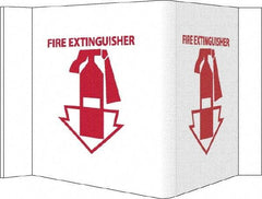 NMC - Fire Extinguisher, Acrylic Fire Sign - 14-1/2" Wide x 8" High - USA Tool & Supply