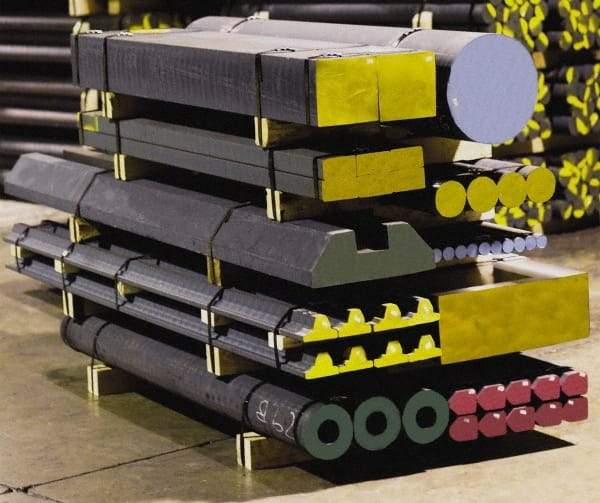 Made in USA - 5 Inch Thick x 8 Inch Wide x 36 Inch Long, Iron Rectangular Bar - Ductile Iron - USA Tool & Supply