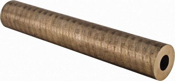 Made in USA - 2 Inch Outside Diameter x 13 Inch Long, Aluminum Bronze Round Tube - 1 Inch Inside Diameter, Alloy Aluminum Bronze (CDA 954), 9 Lb. Shipping Weight - USA Tool & Supply