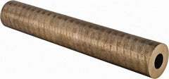 Made in USA - 2 Inch Outside Diameter x 13 Inch Long, Aluminum Bronze Round Tube - 1 Inch Inside Diameter, Alloy Aluminum Bronze (CDA 954), 9 Lb. Shipping Weight - USA Tool & Supply