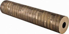 Made in USA - 2-1/2 Inch Outside Diameter x 13 Inch Long, Aluminum Bronze Round Tube - 1 Inch Inside Diameter, Alloy Aluminum Bronze (CDA 954), 16 Lb. Shipping Weight - USA Tool & Supply
