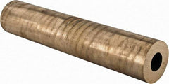 Made in USA - 2-1/2 Inch Outside Diameter x 13 Inch Long, Aluminum Bronze Round Tube - 1-1/4 Inch Inside Diameter, Alloy Aluminum Bronze (CDA 954), 14 Lb. Shipping Weight - USA Tool & Supply