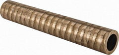 Made in USA - 2 Inch Outside Diameter x 13 Inch Long, Aluminum Bronze Round Tube - 1-1/2 Inch Inside Diameter, Alloy Aluminum Bronze (CDA 954), 6 Lb. Shipping Weight - USA Tool & Supply