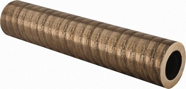 Made in USA - 2-1/2 Inch Outside Diameter x 13 Inch Long, Aluminum Bronze Round Tube - 1-3/4 Inch Inside Diameter, Alloy Aluminum Bronze (CDA 954), 10 Lb. Shipping Weight - USA Tool & Supply