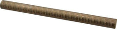 Made in USA - 1 Inch Diameter x 13 Inch Long, Bronze Round Rod - Alloy CDA 954 - USA Tool & Supply