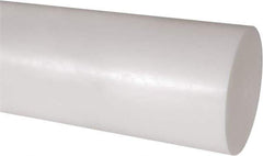 Made in USA - 1' Long, 5-1/2" Diam, Acetal Plastic Rod - Natural (Color) - USA Tool & Supply