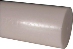 Made in USA - 2' Long, 5-1/2" Diam, Acetal Plastic Rod - Natural (Color) - USA Tool & Supply