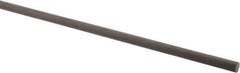 Made in USA - 4' Long, 1/4" Diam, Acetal (PTFE-Filled) Plastic Rod - Brown - USA Tool & Supply