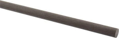 Made in USA - 4' Long, 1/2" Diam, Acetal (PTFE-Filled) Plastic Rod - Brown - USA Tool & Supply