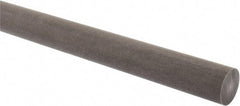 Made in USA - 2' Long, 1" Diam, Acetal (PTFE-Filled) Plastic Rod - Brown - USA Tool & Supply