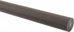 Made in USA - 2' Long, 1-1/4" Diam, Acetal (PTFE-Filled) Plastic Rod - Brown - USA Tool & Supply