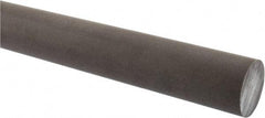 Made in USA - 2' Long, 1-1/2" Diam, Acetal (PTFE-Filled) Plastic Rod - Brown - USA Tool & Supply