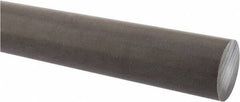 Made in USA - 1' Long, 1-3/4" Diam, Acetal (PTFE-Filled) Plastic Rod - Brown - USA Tool & Supply