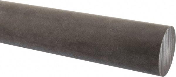 Made in USA - 1' Long, 2" Diam, Acetal (PTFE-Filled) Plastic Rod - Brown - USA Tool & Supply
