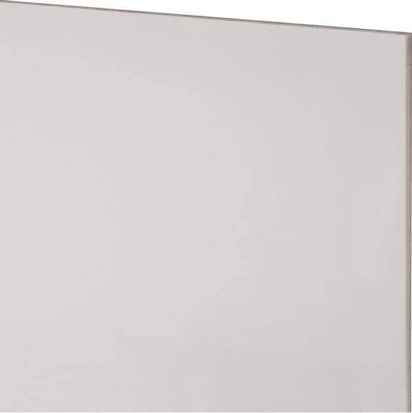 Made in USA - 1/8" Thick x 12" Wide x 4' Long, Acetal Sheet - Natural - USA Tool & Supply