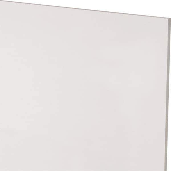 Made in USA - 1/8" Thick x 24" Wide x 4' Long, Acetal Sheet - Natural - USA Tool & Supply