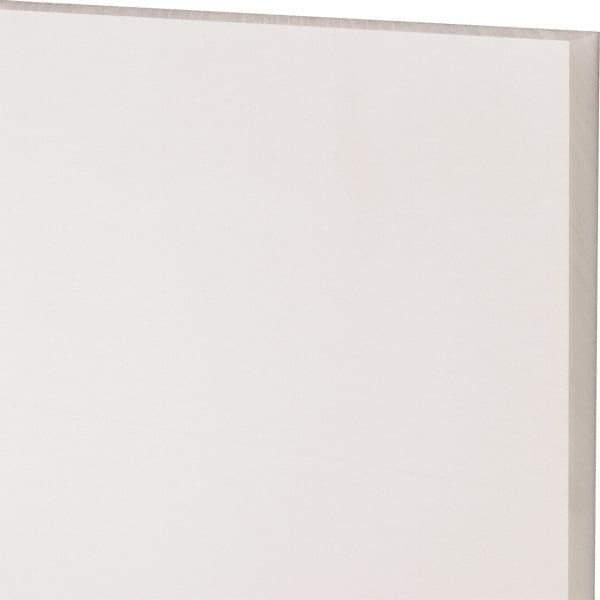 Made in USA - 5/8" Thick x 12" Wide x 2' Long, Acetal Sheet - Natural - USA Tool & Supply