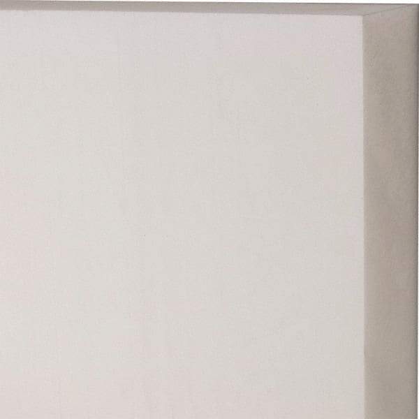 Made in USA - 1-3/4" Thick x 12" Wide x 1' Long, Acetal Sheet - Natural - USA Tool & Supply