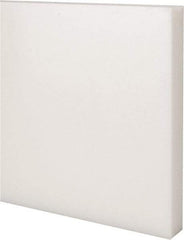 Made in USA - 4 Ft. Long x 6 Inch Wide x 3/4 Inch High, Acetal, Rectangular Plastic Bar - Natural - USA Tool & Supply