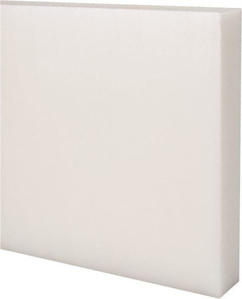 Made in USA - 4' x 6" x 1" Natural (Color) Acetal Rectangular Bar - USA Tool & Supply
