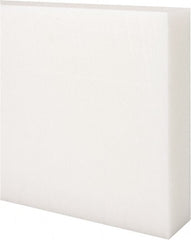 Made in USA - 1' x 6" x 1-1/2" Natural (Color) Acetal Rectangular Bar - USA Tool & Supply