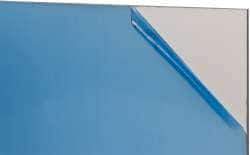 Made in USA - 0.06" Thick x 24" Wide x 2' Long, Acrylic Sheet - Clear - USA Tool & Supply