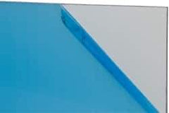Made in USA - 0.08" Thick x 24" Wide x 3' Long, Acrylic Sheet - Clear - USA Tool & Supply
