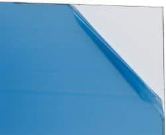 Made in USA - 0.1" Thick x 24" Wide x 2' Long, Acrylic Sheet - Clear - USA Tool & Supply