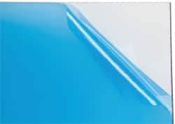 Made in USA - 1/8" Thick x 48" Wide x 4' Long, Acrylic Sheet - Clear - USA Tool & Supply