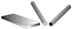 Made in USA - 1/8" Thick x 48" Wide x 8' Long, Acrylic Sheet - Clear, Abrasion Resistant Grade - USA Tool & Supply