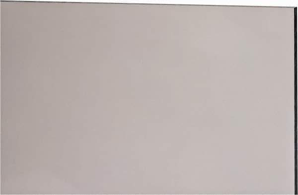 Made in USA - 1/8" Thick x 12" Wide x 2' Long, Acrylic Sheet - Clear, Abrasion Resistant Grade - USA Tool & Supply