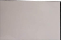 Made in USA - 1/8" Thick x 12" Wide x 2' Long, Acrylic Sheet - Clear, Abrasion Resistant Grade - USA Tool & Supply