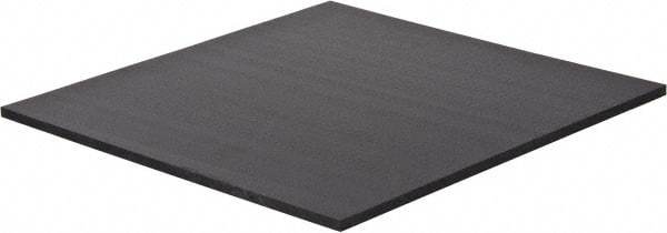 Made in USA - 3/8" Thick x 24" Wide x 4' Long, Noryl (PPO) Sheet - Black - USA Tool & Supply