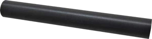 Made in USA - 1' Long, 1-1/2" Diam, Nylon 6/6 Plastic Rod - Black - USA Tool & Supply