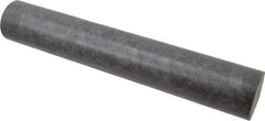 Made in USA - 1' Long, 2" Diam, Nylon 6/6 Plastic Rod - Black - USA Tool & Supply