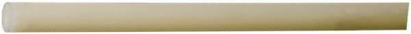 Made in USA - 1-1/4 Inch Outside Diameter x 5 Ft. Long, Plastic Round Tube - Nylon 6/6 - USA Tool & Supply