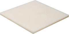 Made in USA - 1/4" Thick x 24" Wide x 2' Long, Nylon 6/6 Sheet - Natural - USA Tool & Supply