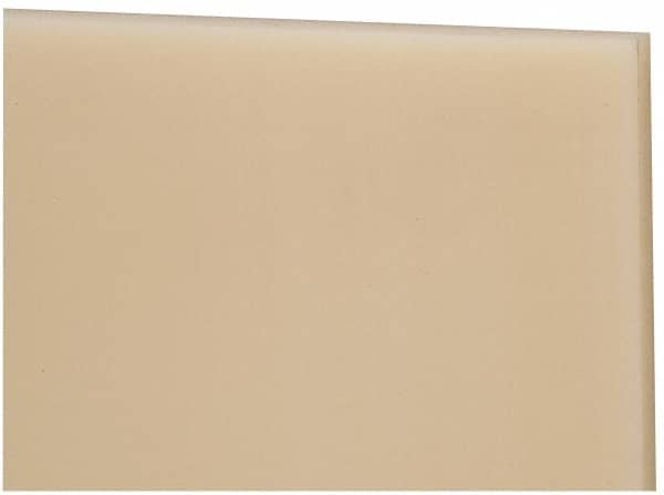 Made in USA - 2' x 1' x 2-1/2" Natural (Color) Nylon 6/6 Sheet - USA Tool & Supply
