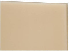 Made in USA - 2' x 1' x 2-1/2" Natural (Color) Nylon 6/6 Sheet - USA Tool & Supply
