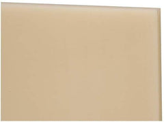 Made in USA - 1/8" Thick x 24" Wide x 4' Long, Nylon 6/6 Sheet - Natural - USA Tool & Supply