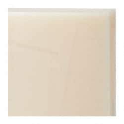 Made in USA - 2" Thick x 12" Wide x 4' Long, Nylon 6/6 Sheet - Natural - USA Tool & Supply